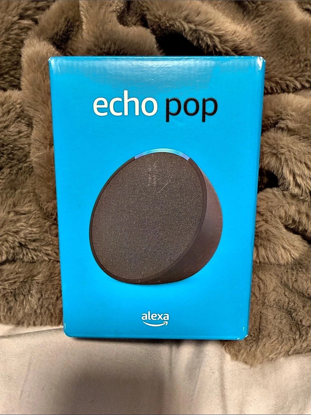 Amazon Echo Pop Smart Speaker in Blue Like New in unopened box